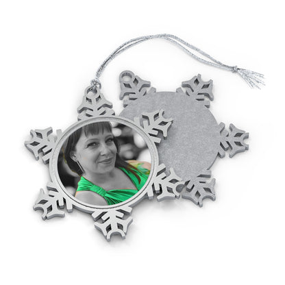 Pewter Snowflake Ornament